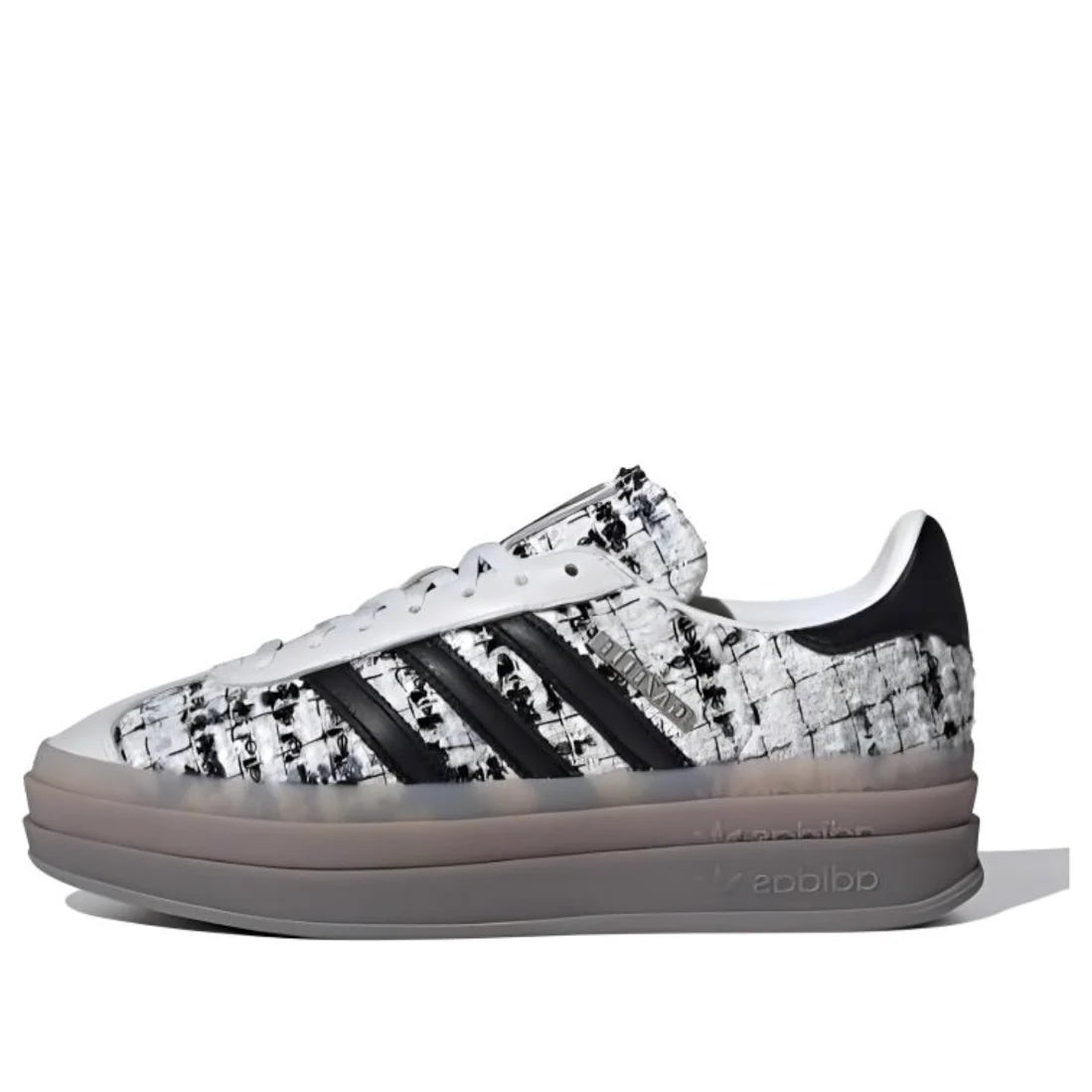 adidas Gazelle Bold Tweed White Gum