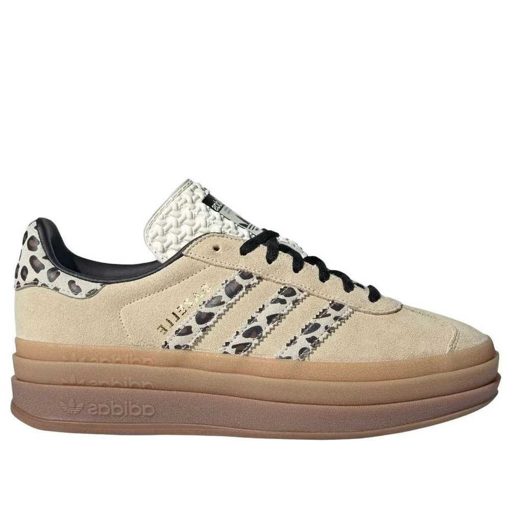 adidas Gazelle Bold Cream Black Leopard